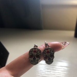Skull earrings